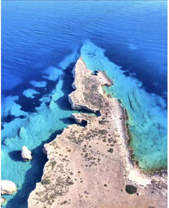 Isla Glaronisi, donde está la Mansión del Éter